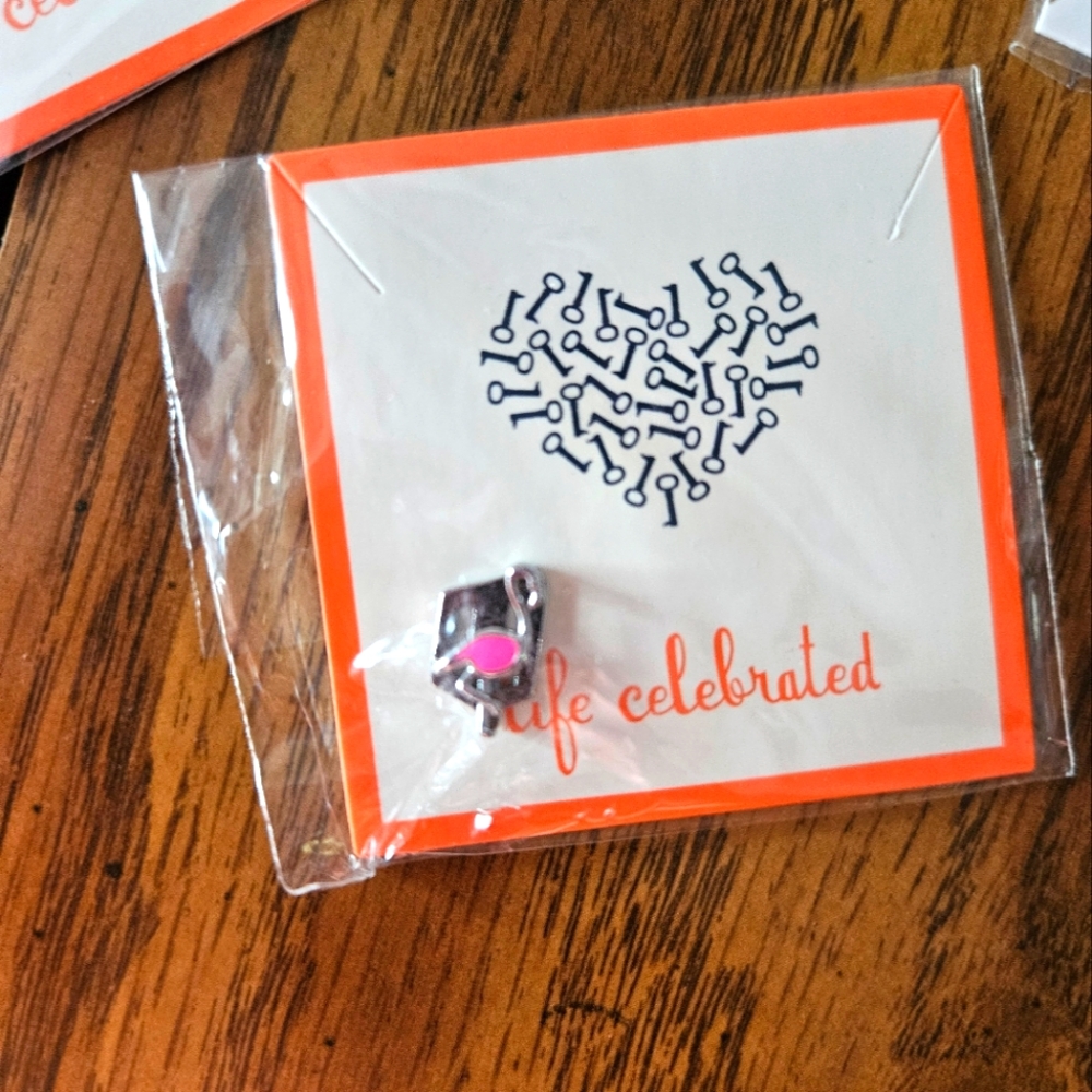 Flamingo charm